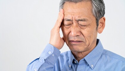 Obraz premium 悩んでいる様子の男性