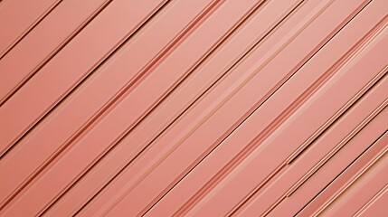 Diagonally Arranged Peach Colored Parallel Lines
