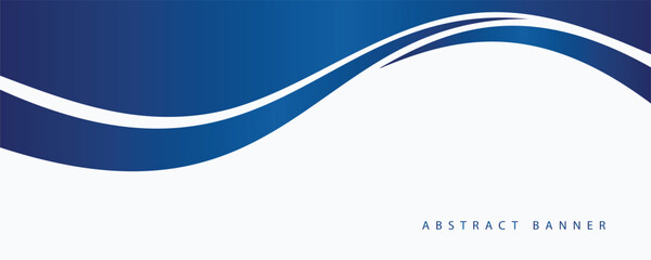 abstract wave banners for web