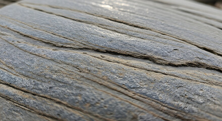 Obraz premium Detailed Close Up Of a Textured Rock With Geological Patterns