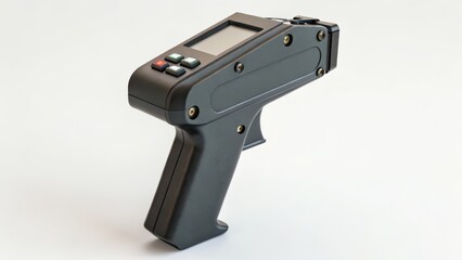 Handheld Electronic Device on White Background