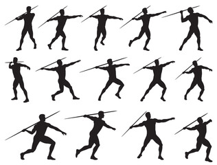 Obraz premium MENS JAVELIN SILHOUETTE