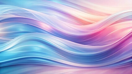Obraz premium Abstract Pastel Swirls A Serene and Dreamlike Visual Display of Flowing Hues and Gentle Curves, Perfect for Backgrounds or Design Elements