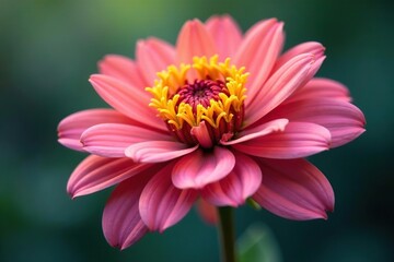 Obraz premium Abstract late-blooming flower, intricate details close-up, detail, flower photography