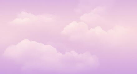 Obraz premium Soft Lavender Pale Violet Gradient Background with Subtle Mist Overlays Dreamy Blur