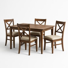 dinning table with four chairs