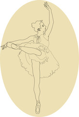 ballet dancer in a ballet costume
