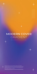 Obraz premium Gradient Background with Minimal Stars and Elegant Modern Design , Perfect for Luxurious Posters, Social Media Covers, and Elegant Branding with a Dramatic and Captivating Feel