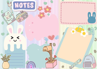 Scrapbook design elements, schedule template design.