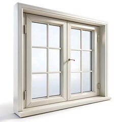Window frames isolated on white background