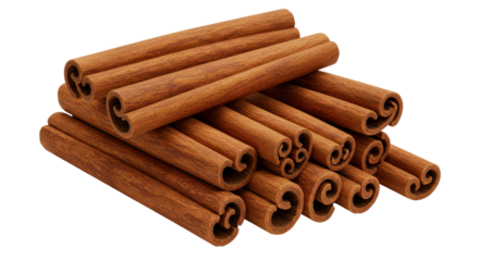 Cinnamon sticks embrace in a cozy fragrant huddle warmly spiced on dark abyss