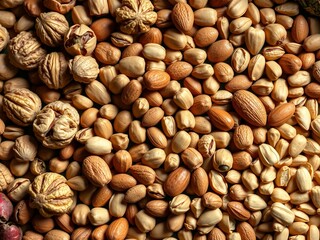 background of nuts