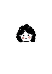 girl with long hair