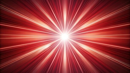 Fototapeta premium Radiant Energy Burst A Dynamic Abstract Design Featuring Converging Lines of Red and White Light