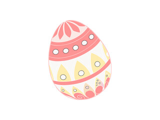This charming image shows a stylized Easter egg arrangement. 