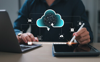 Document management and digital file storage and transfer, document sharing and file access, data backup and synchronization, online document database technology