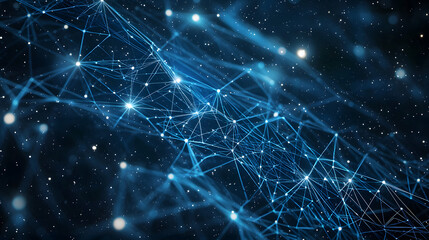 Obraz premium Augmented reality without devices visualizing digital connections abstract wallpaper cosmic environment futuristic perspective