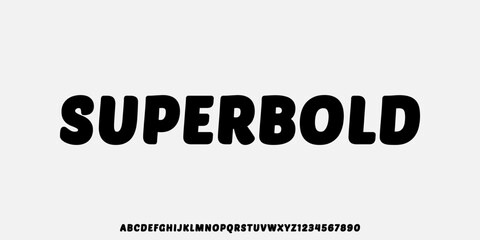 Modern Bold Font. Sans Serif Font. Regular Uppercase Lowercase Typography urban style alphabet fonts for fashion, sport, technology, digital, movie, logo design, vector illustration