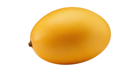 Golden grenade A perfectly ripe granadilla floats in the void