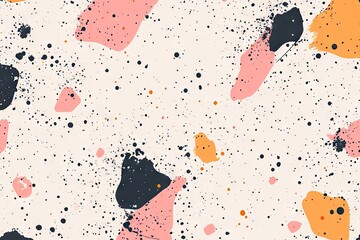 Abstract paint splatter pattern
