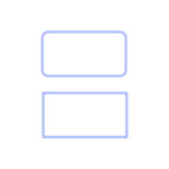 Neon glowing blue rectangle shapes with light, techno futuristic impulse circle isolated on...