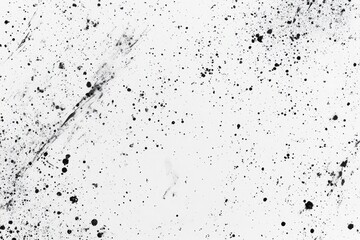 Abstract black and white texture with splatters and streaks