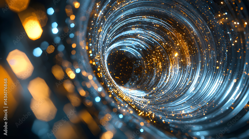 Poster dynamic blockchain cybersecurity wallpaper visualizing encryption concepts in a futuristic environme