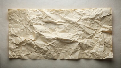 Obraz premium Textured Wrinkled Cream-Colored Paper Background A High-Resolution Image Ideal for Design Projects and Digital Applications