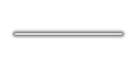 Neon glowing grey line with light, techno futuristic impulse circle isolated on transparent background