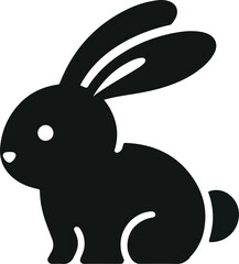 rabbit vector silhouette
