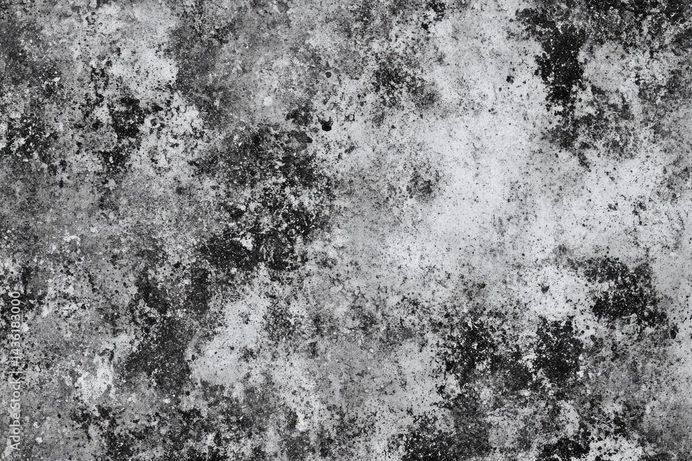 Poster abstract textured surface. a grayscale, mottled pattern with various shades of grey and black. the s