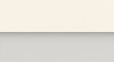 Two Toned Surface In Light Beige And Gray With Shadow Divider