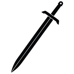 sword isolated on white