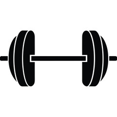 dumbbell isolated on white background