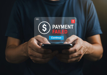 Payment Failed on Mobile Device - Frustration in Online Transaction