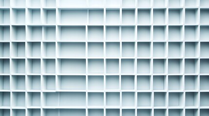 Abstract White Square Grid Pattern Design