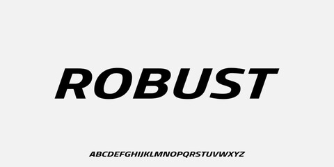 Modern Bold Font. Typography urban style alphabet fonts for fashion, sport, technology, digital, movie, logo design, vector illustration