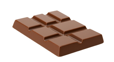 Milk Chocolate Delight A smooth segmented bar on a dark backdrop