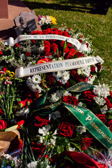 Russian fallen heroes memorial, cemetery in France, Strasbourg