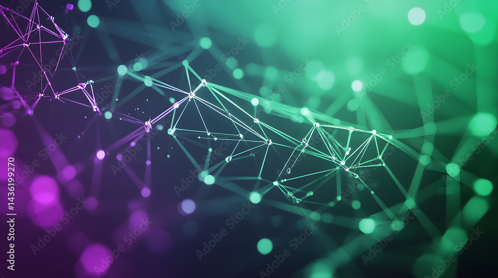 Poster quantum computing and multidimensional data visualizations wallpaper futuristic design digital realm