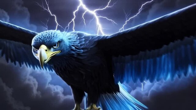 Thunderous Flight: The Electric Eagle, Smooth looping for background video animation