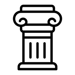 columns line icon