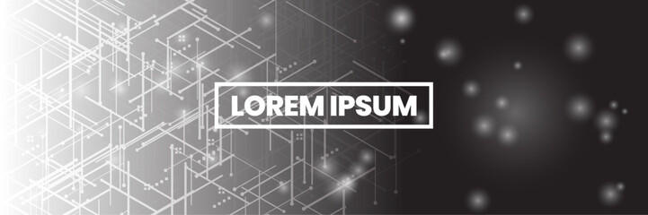 Futuristic colorfull tech background with abstract circuit lines. AI inspired Background