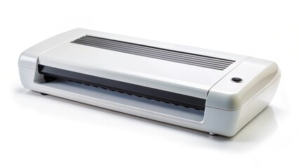 White Document Scanner on White Background