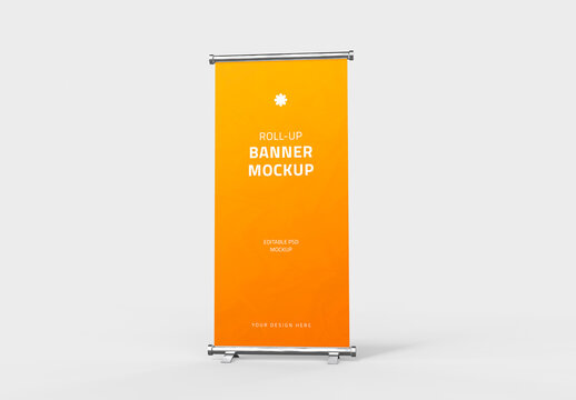 Roll Up Banner Mockup