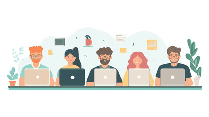 group of people in office