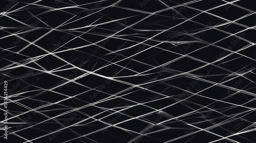 Poster an abstract geometric pattern of intersecting lines, generate ai