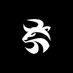 Naklejka premium bull logo