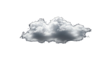 Sole ethereal cloud adrift in the dark void a beacon of serene sky