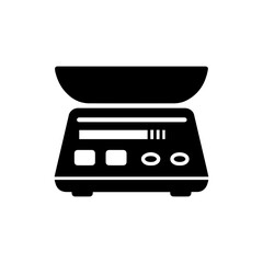 Icon of Digital Scale with Weight Reading Display